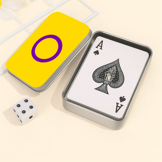 Intersex Pride Flag Playing Cards with Tin Case