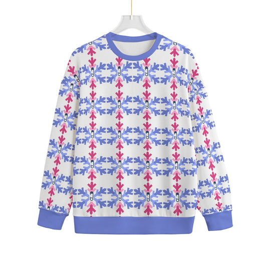 ABDL Pride Flag Snowflake Knitted Fleece - All Genders