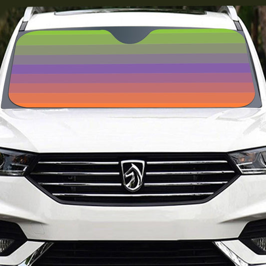 Aliagender Pride Flag Windshield Sunshade | 137 cm (53.9”)