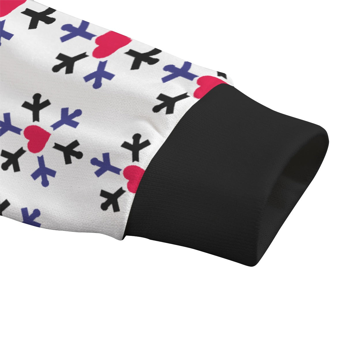 Leather Pride Flag Snowflake Knitted Fleece - All Genders