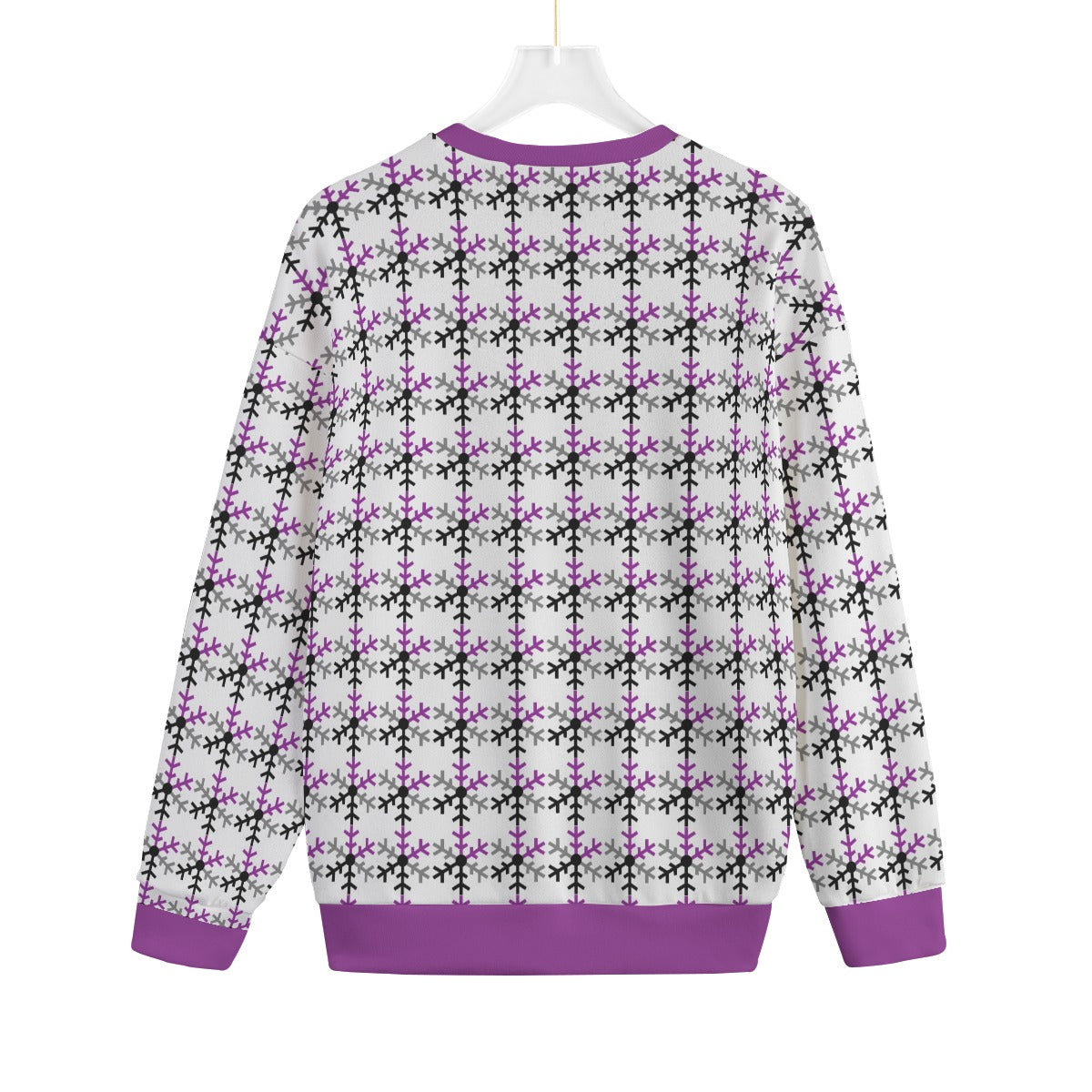 Demisexual Pride Flag Snowflake Knitted Fleece - All Genders