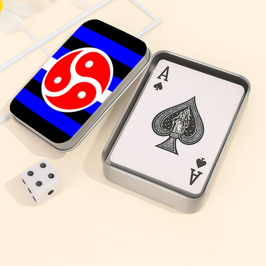 BDSM Fetish Pride Flag Playing Cards with Tin Case