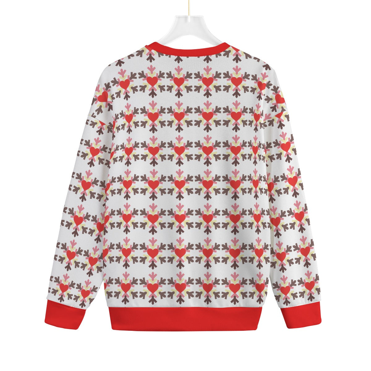 Fat Fetish Pride Flag Snowflake Knitted Fleece - All Genders