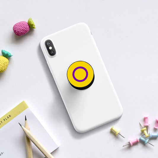 Intersex Pride Flag Airbag Mobile Phone Holder