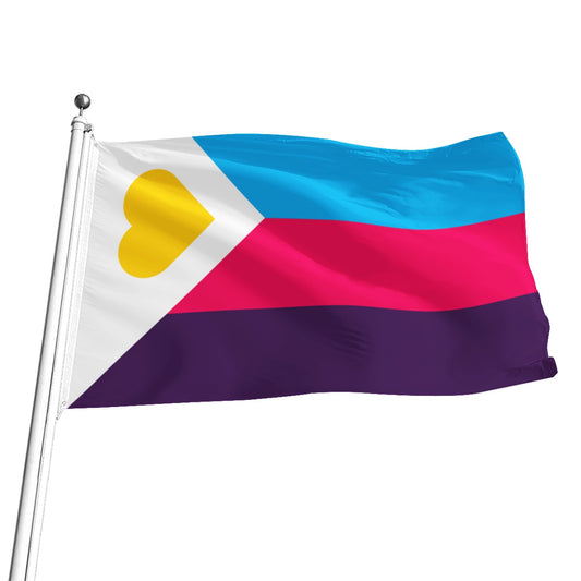 Polyamorous Pride Flag - Multiple Sizes