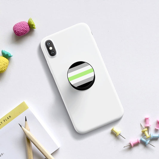 Agender Pride Flag Airbag mobile phone holder