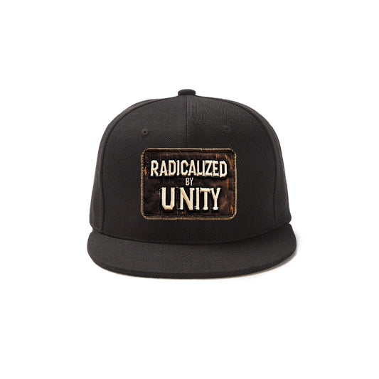 Radicalized By Unity Snapback Hat with Metal Buckle