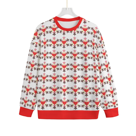 Fat Fetish Pride Flag Snowflake Knitted Fleece - All Genders