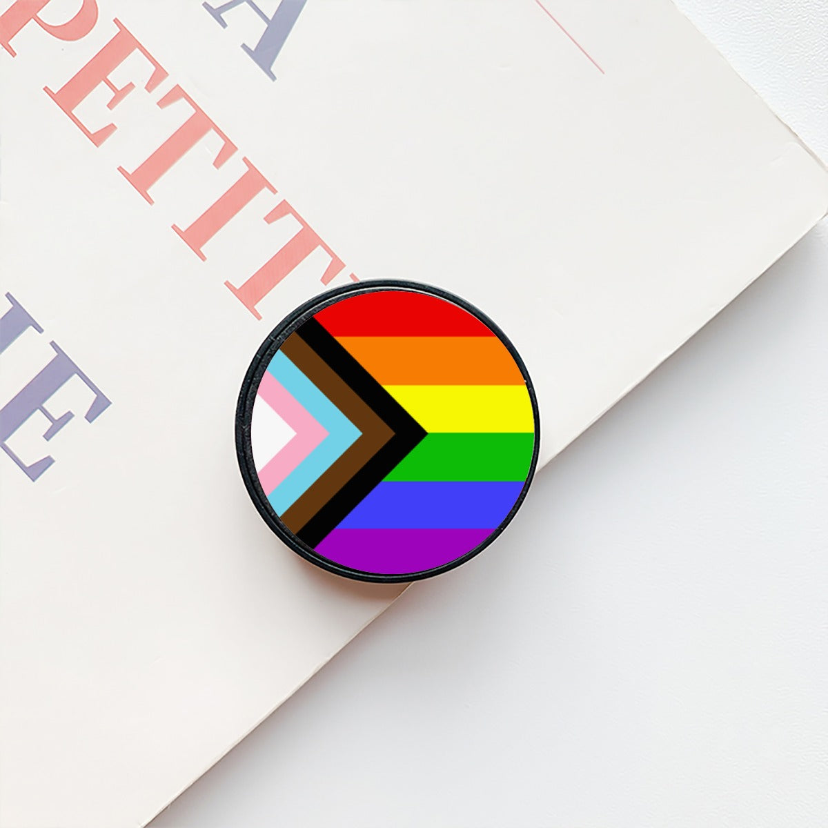 Progress Pride Flag Airbag Mobile Phone Holder