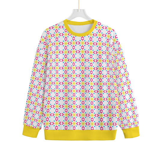 Pansexual Pride Flag Snowflake Knitted Fleece - All Genders
