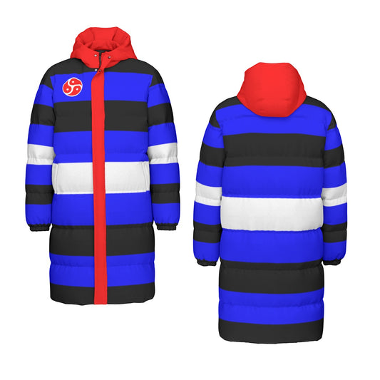 BDSM Fetish Pride Flag All-Over Print Unisex Long Down Jacket