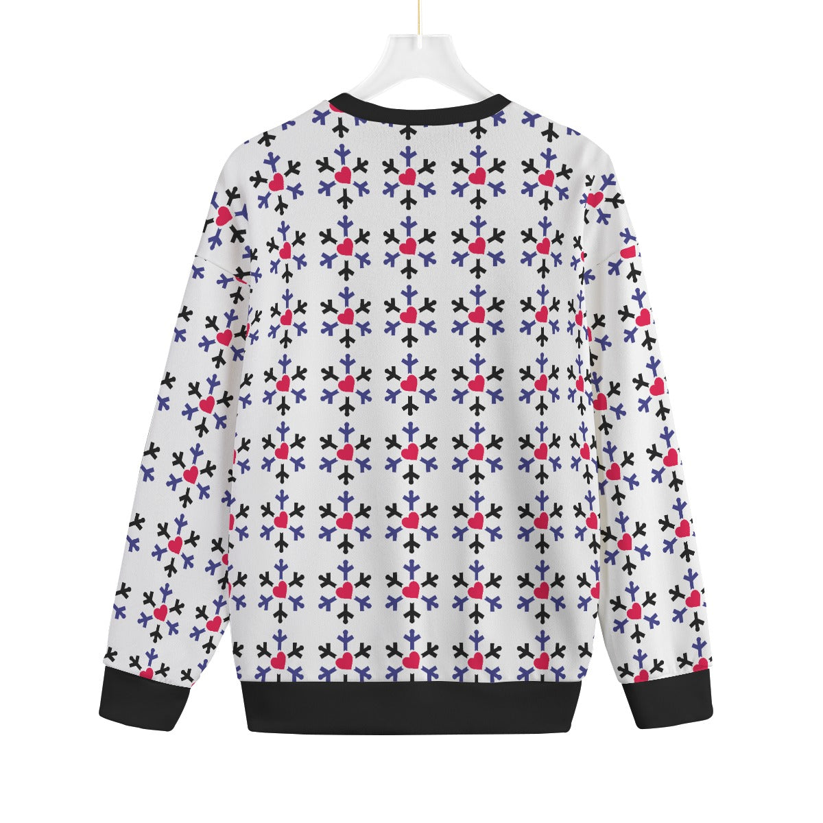 Leather Pride Flag Snowflake Knitted Fleece - All Genders