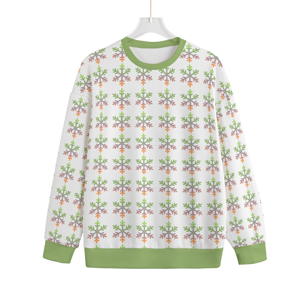 Aliagender Pride Flag Snowflake Knitted Fleece - All Genders