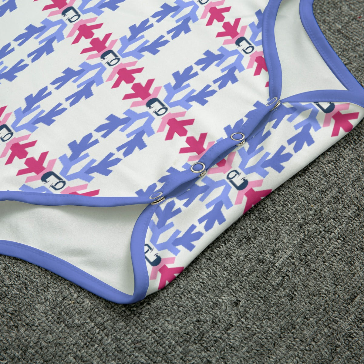 ABDL  Pride Flag Snowflake Adult Bodysuit