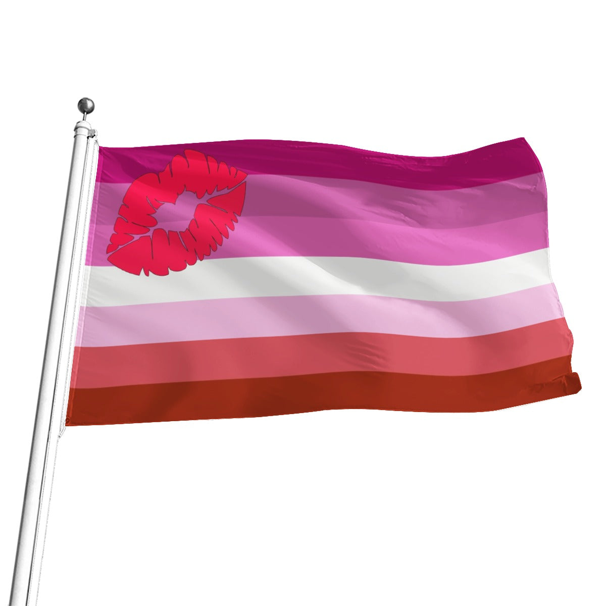 Lipstick Pride Flag - Multiple Sizes