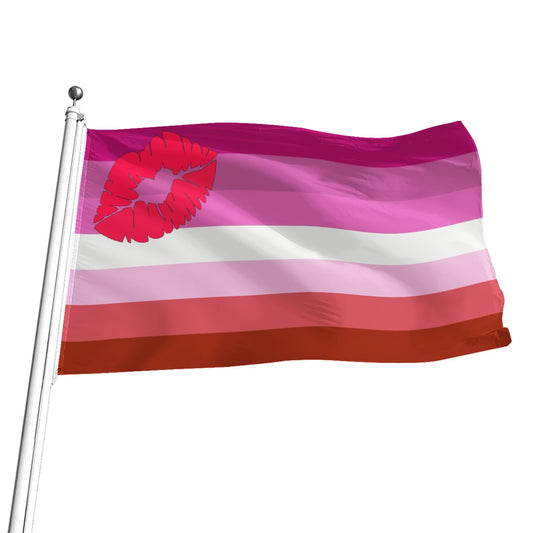 Lipstick Pride Flag - Multiple Sizes