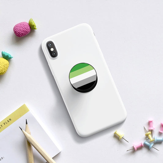 Aromantic Pride Flag Airbag Mobile Phone Holder