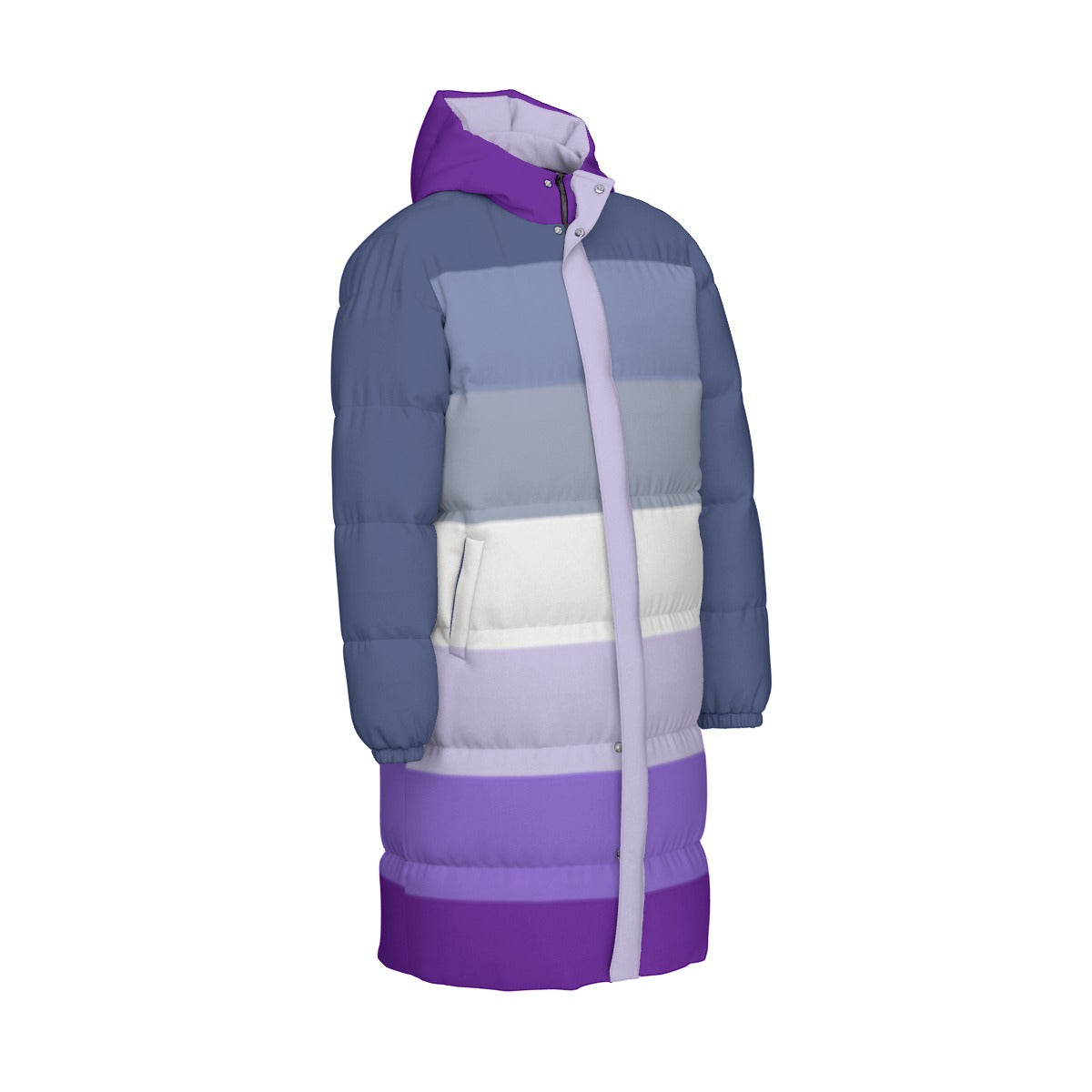 Butch Pride Flag (dorian-rutherford) All-Over Print Unisex Long Down Jacket