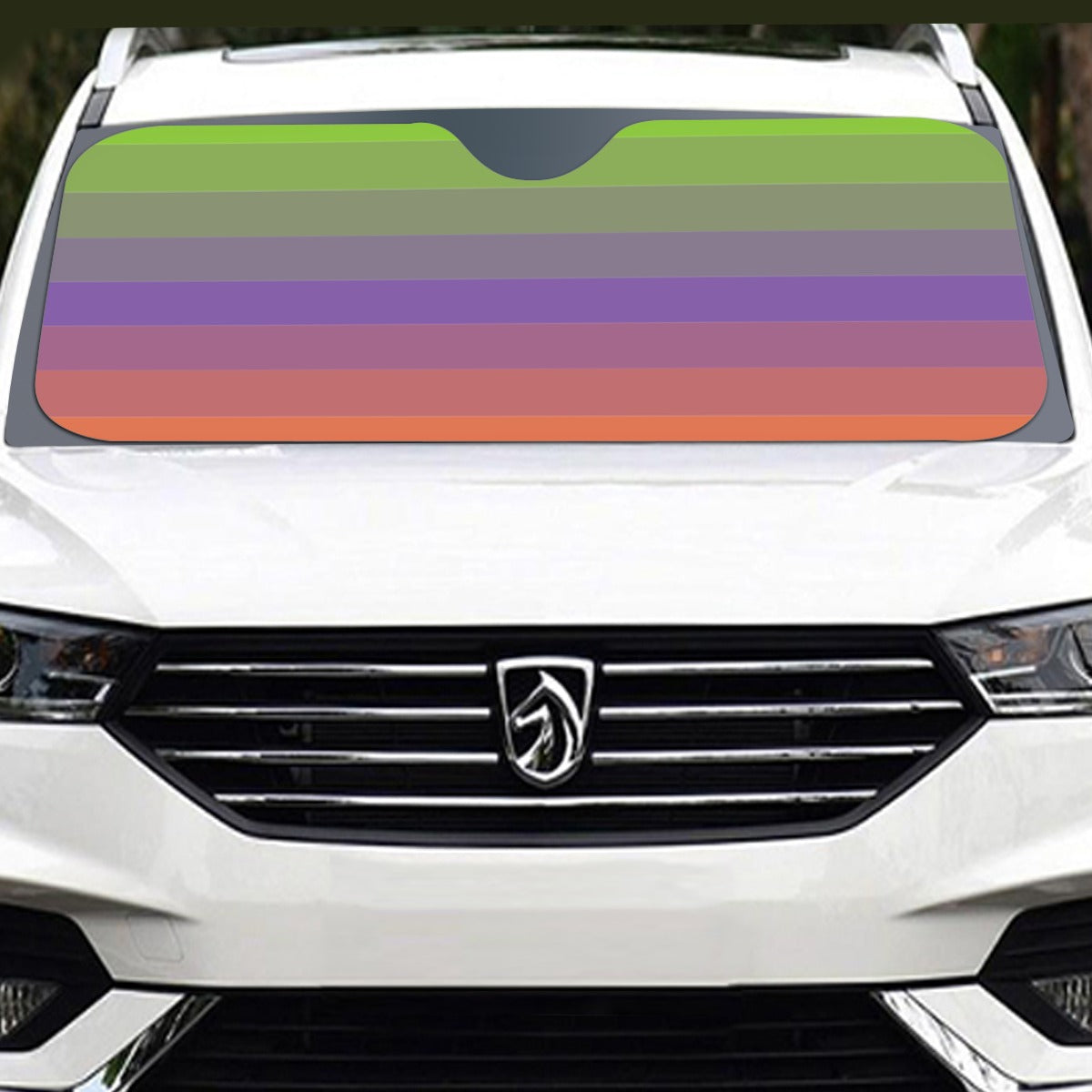 Aliagender Pride Flag Windshield Sunshade | 145 cm (57.1”)