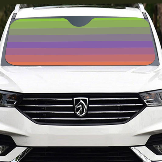 Aliagender Pride Flag Windshield Sunshade | 145 cm (57.1”)