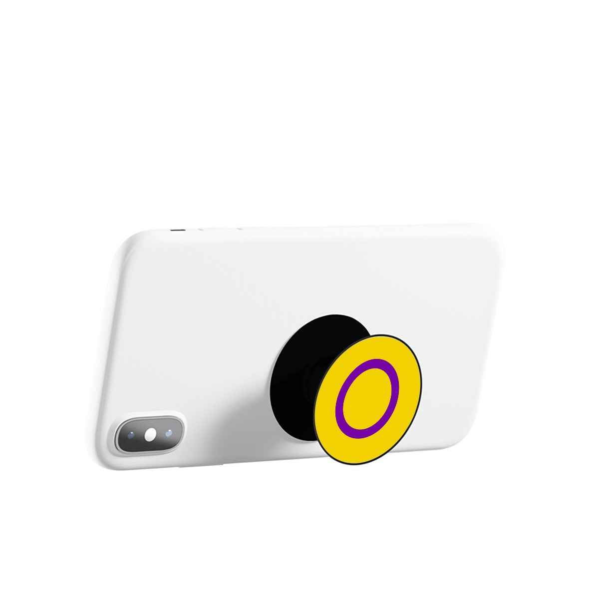 Intersex Pride Flag Airbag Mobile Phone Holder