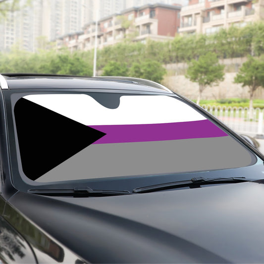 Demisexual Pride Flag Windshield Sunshade | 145 cm (57.1)