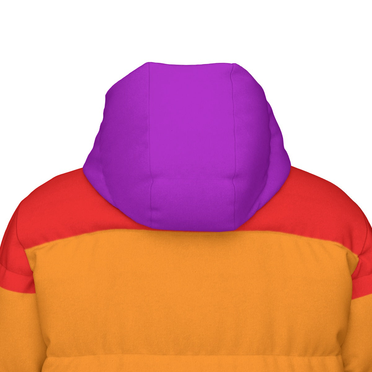 Rainbow Pride Flag All-Over Print All Genders Long Down Jacket