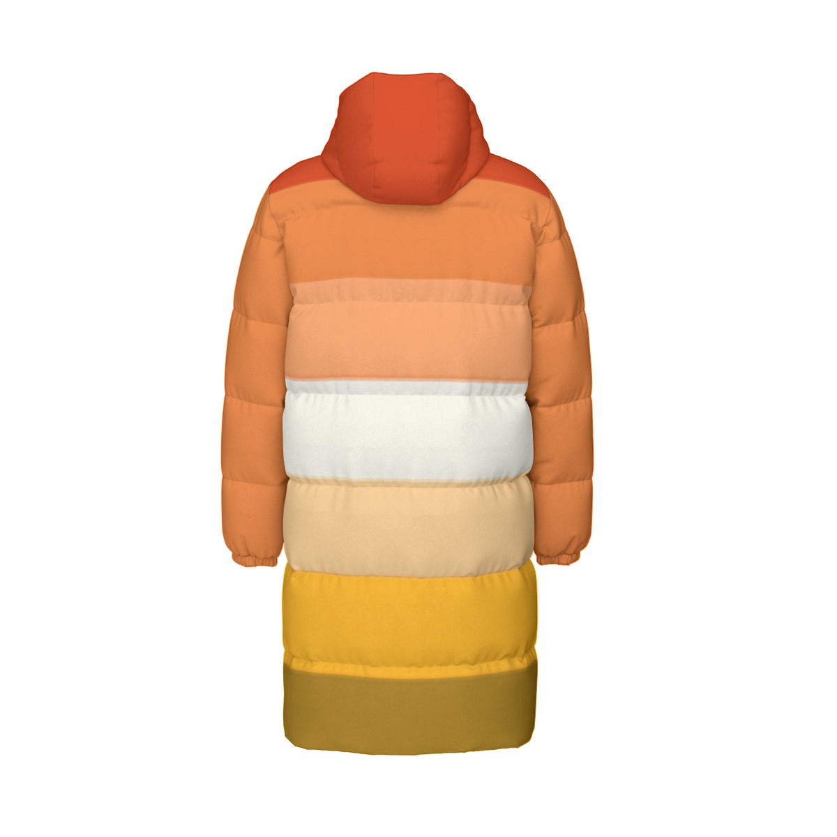 Butch Pride Flag (Mod Q) All-Over Print Unisex Long Down Jacket