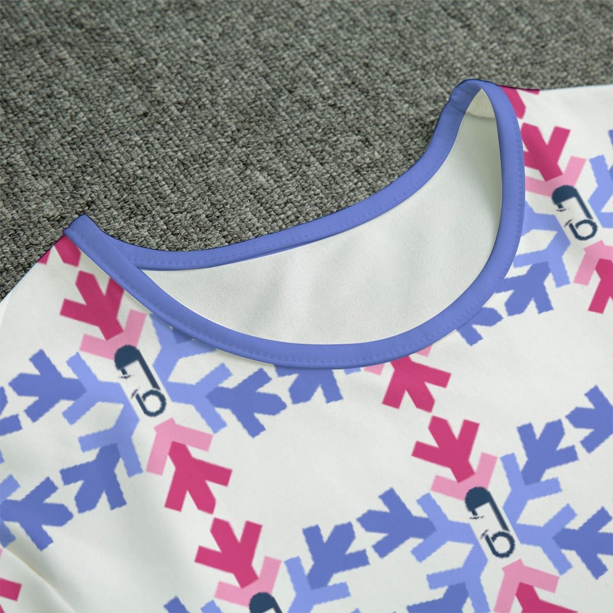ABDL  Pride Flag Snowflake Adult Bodysuit