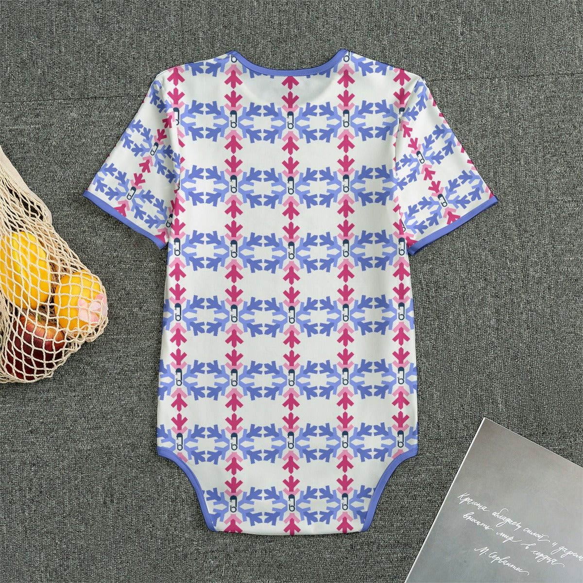 ABDL  Pride Flag Snowflake Adult Bodysuit