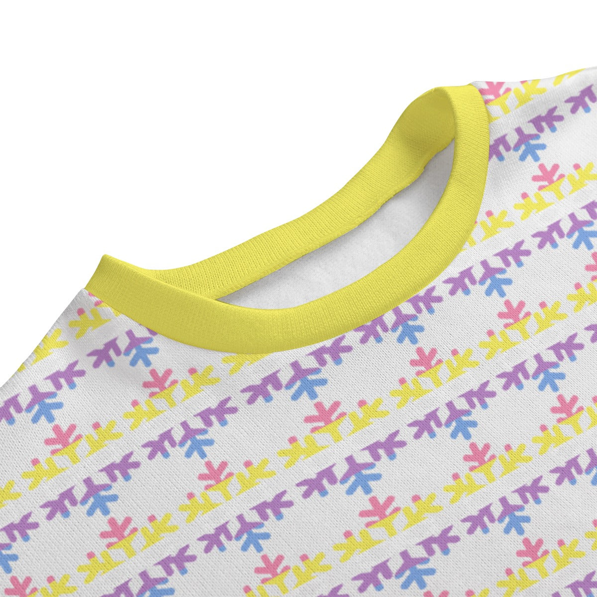Bigender Pride Flag Snowflake Knitted Fleece - All Genders