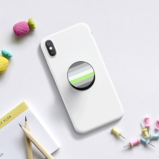 Demiagender Pride Flag Airbag Mobile Phone Holder