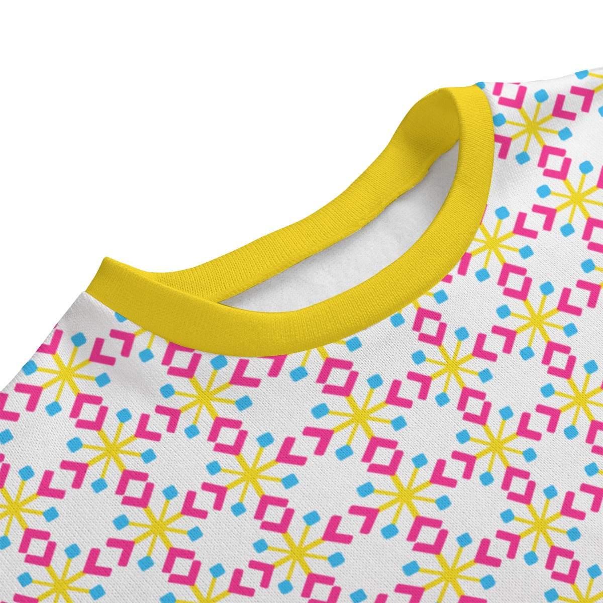 Pansexual Pride Flag Snowflake Knitted Fleece - All Genders