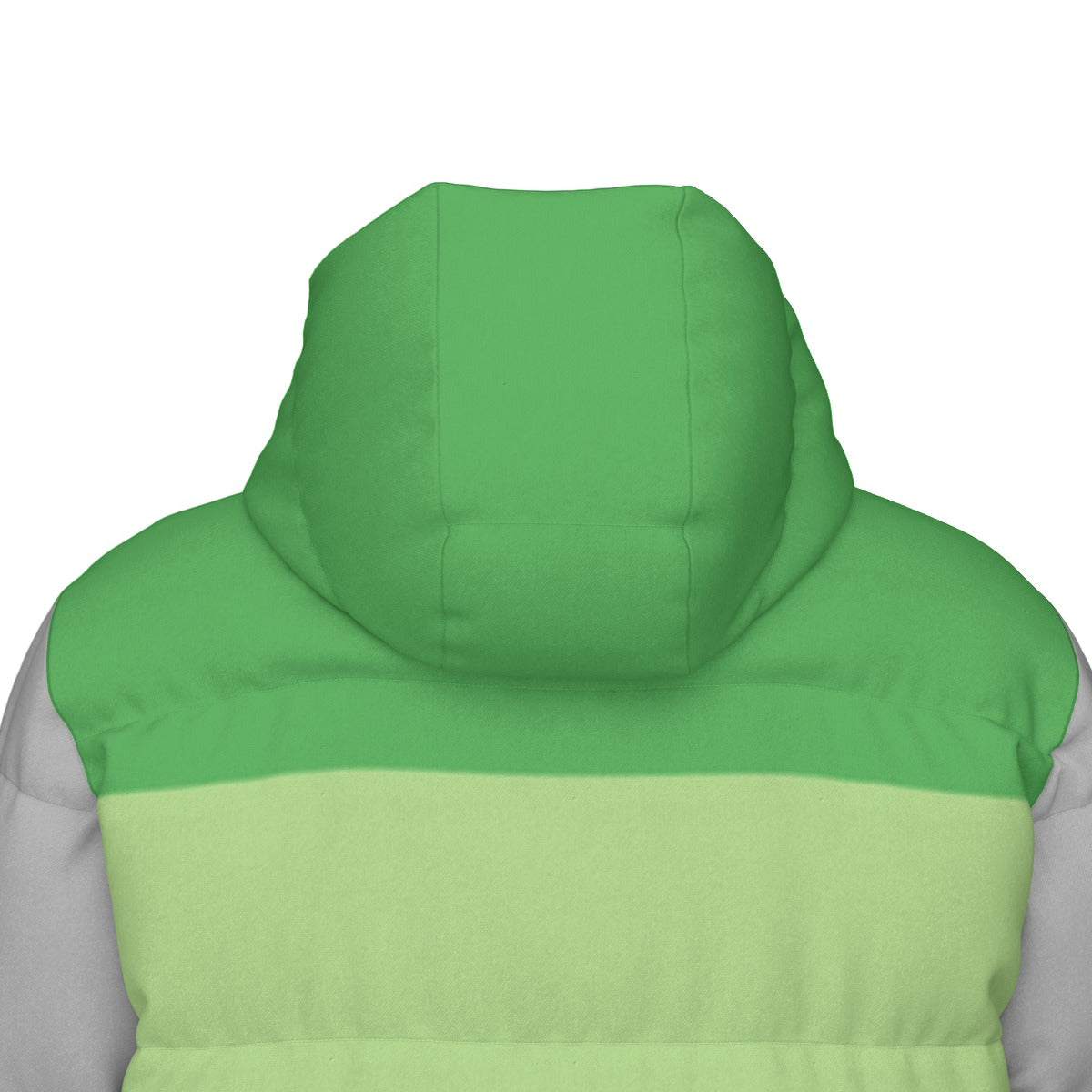 Aromantic Pride Flag All-Over Print All Genders Long Down Jacket