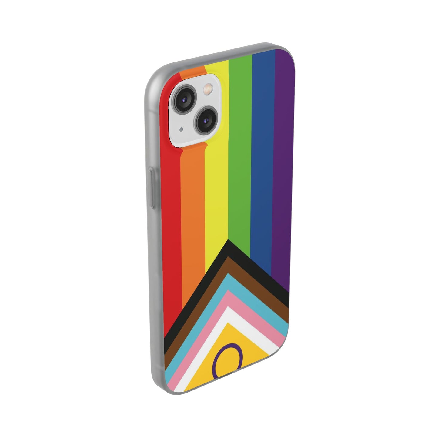 Inclusive Progress Pride Flag iPhone Flexi Case - Multiple Generations