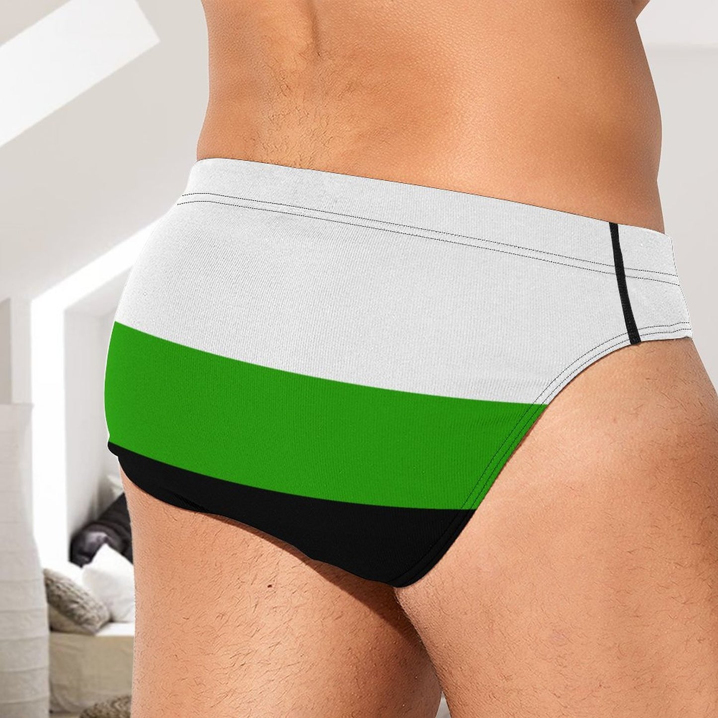 Neutrois Pride Flag Briefs – Traditional Masculine Cut