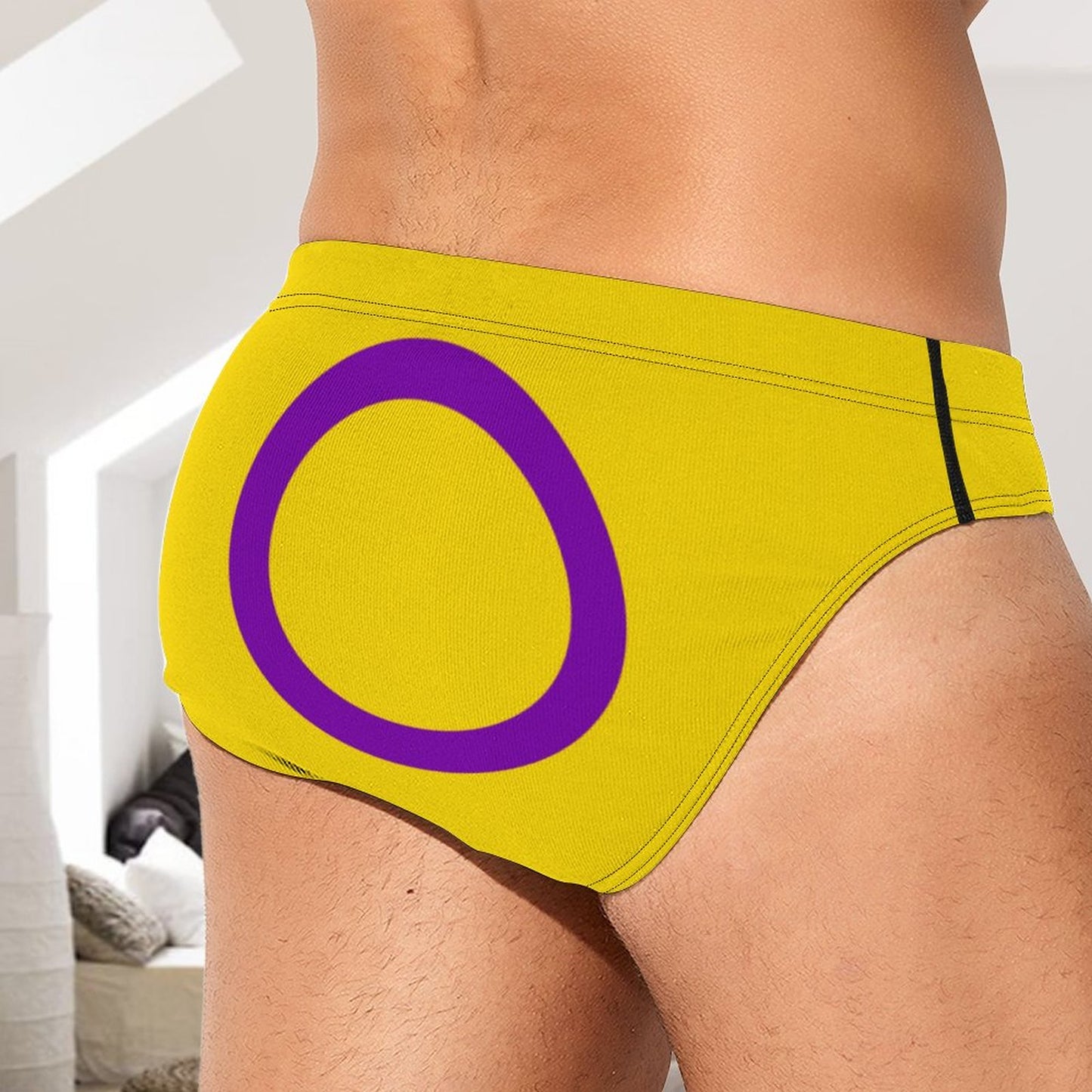 Intersex Pride Flag Briefs – Traditional Masculine Cut