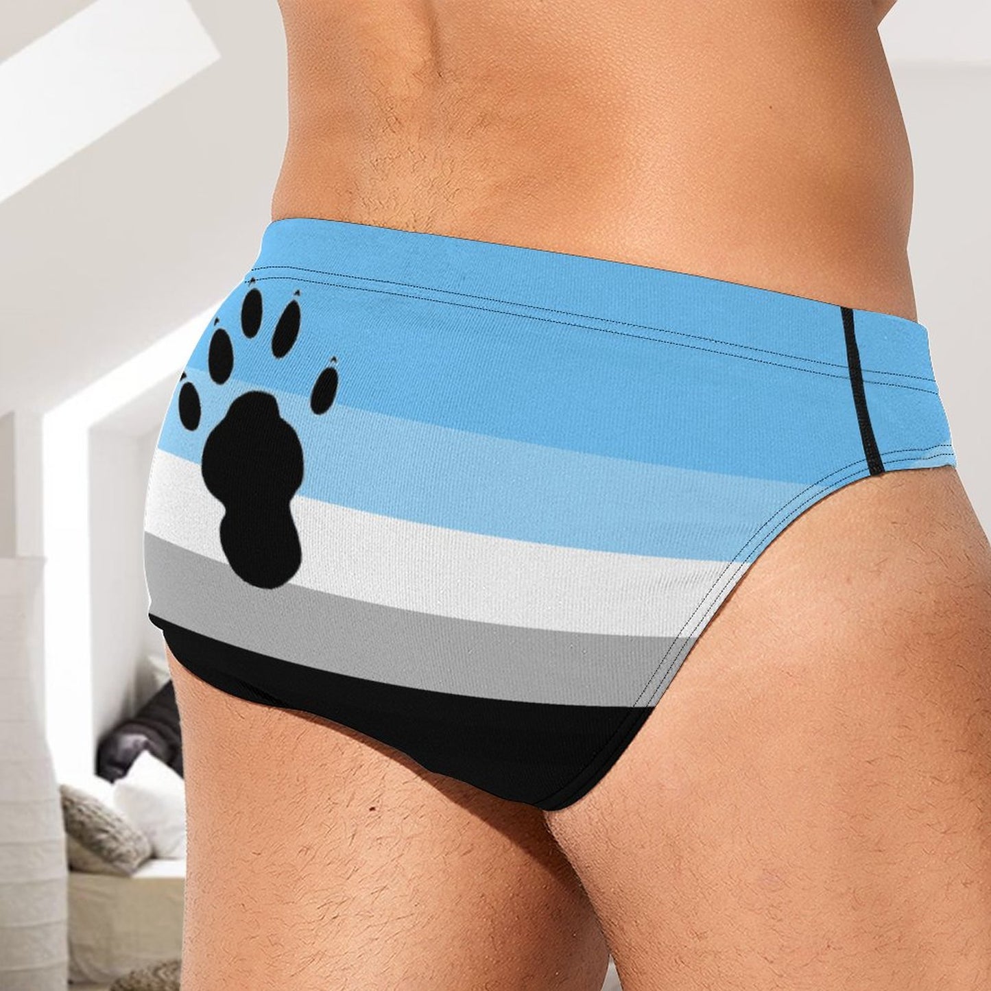 Otter Pride Flag Briefs – Traditional Masculine Cut