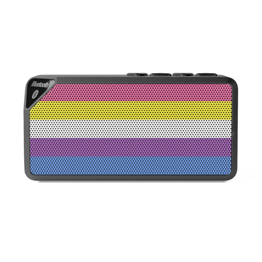 Bigender Pride Flag Bluetooth Speaker
