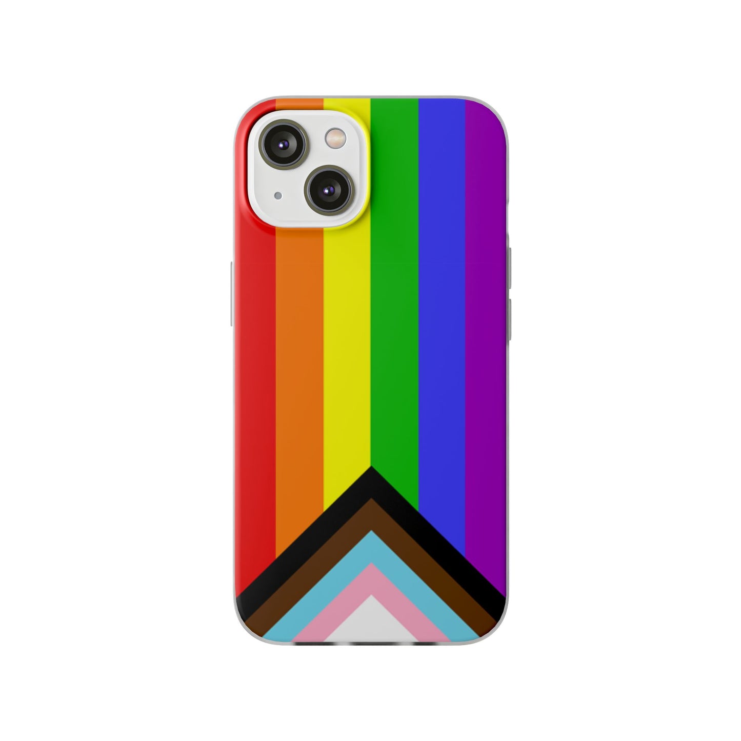 Progress Pride Flag iPhone Flexi Case - Multiple Generations