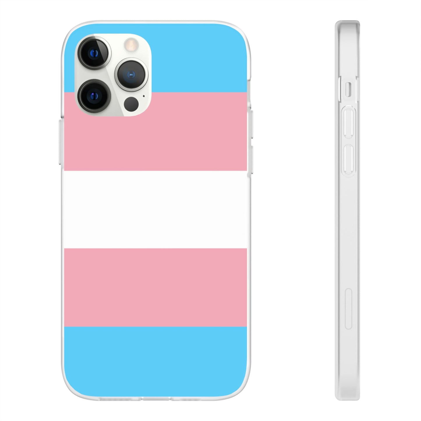 Transgender Pride Flag iPhone Flexi Case - Multiple Generations
