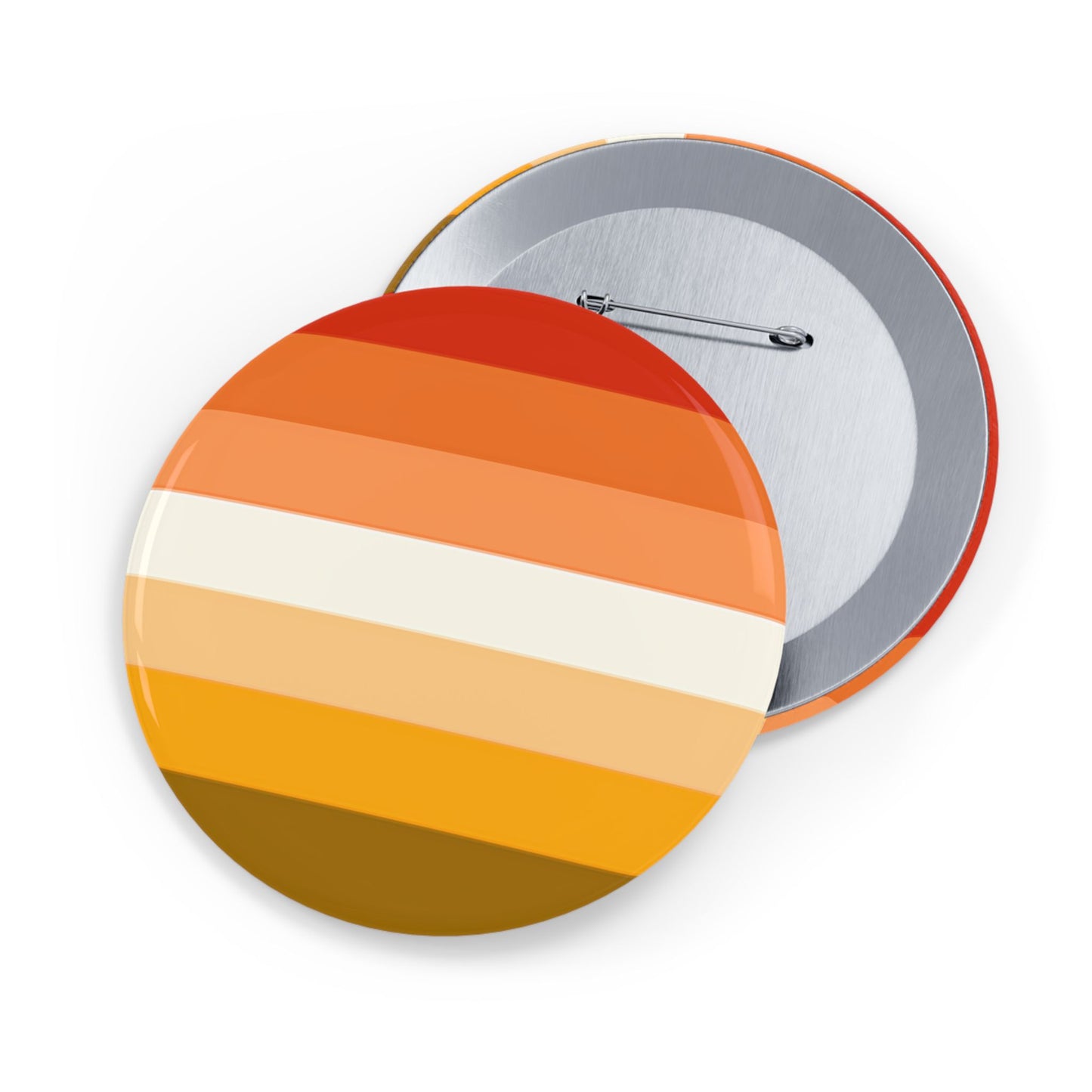 Butch Pride Flag (Mod Q) Round Pins - Multiple Sizes