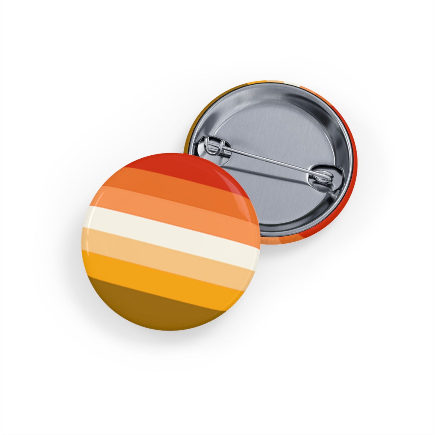 Butch Pride Flag (Mod Q) Round Pins - Multiple Sizes