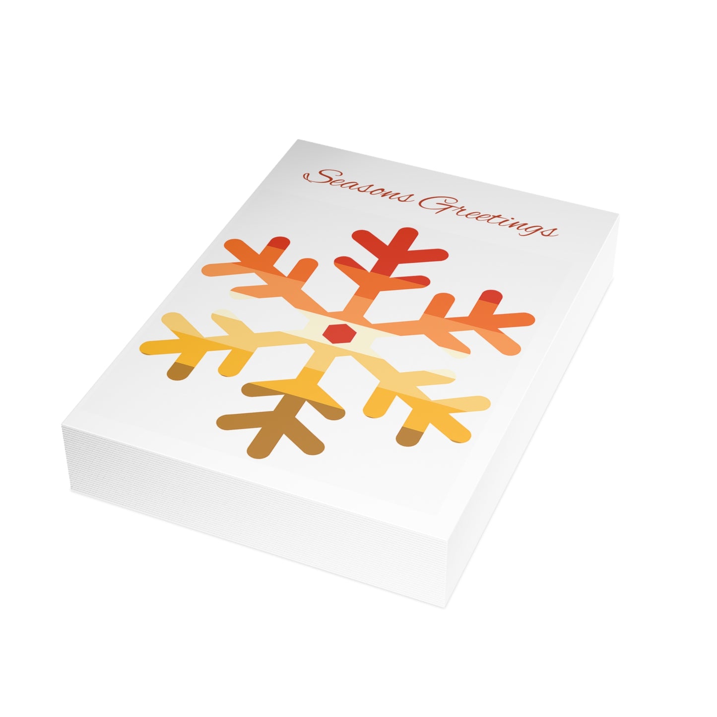 Butch Pride Flag (Mod Q) Snowflake Greeting Cards