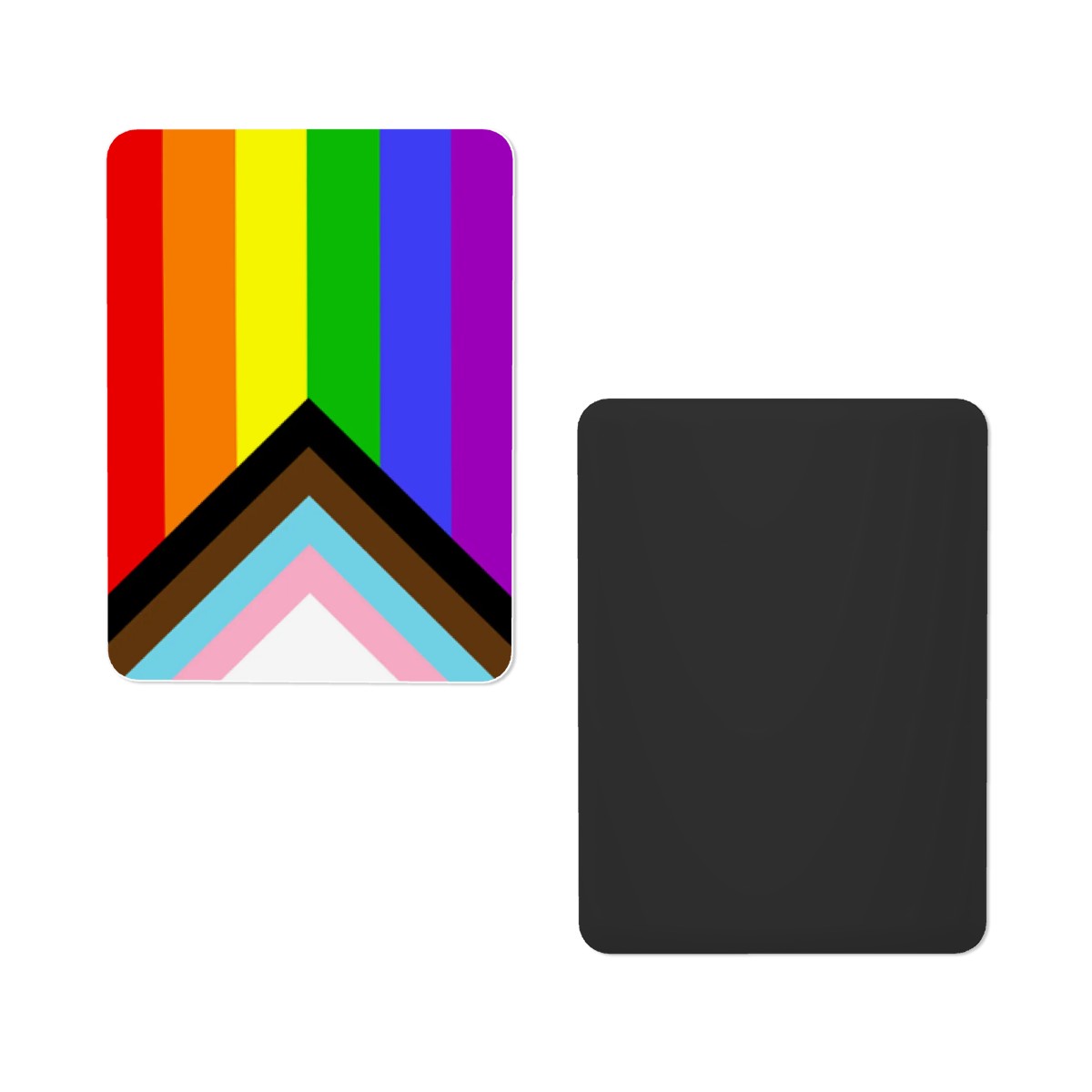 Progress Pride Flag Rectangle Magnet