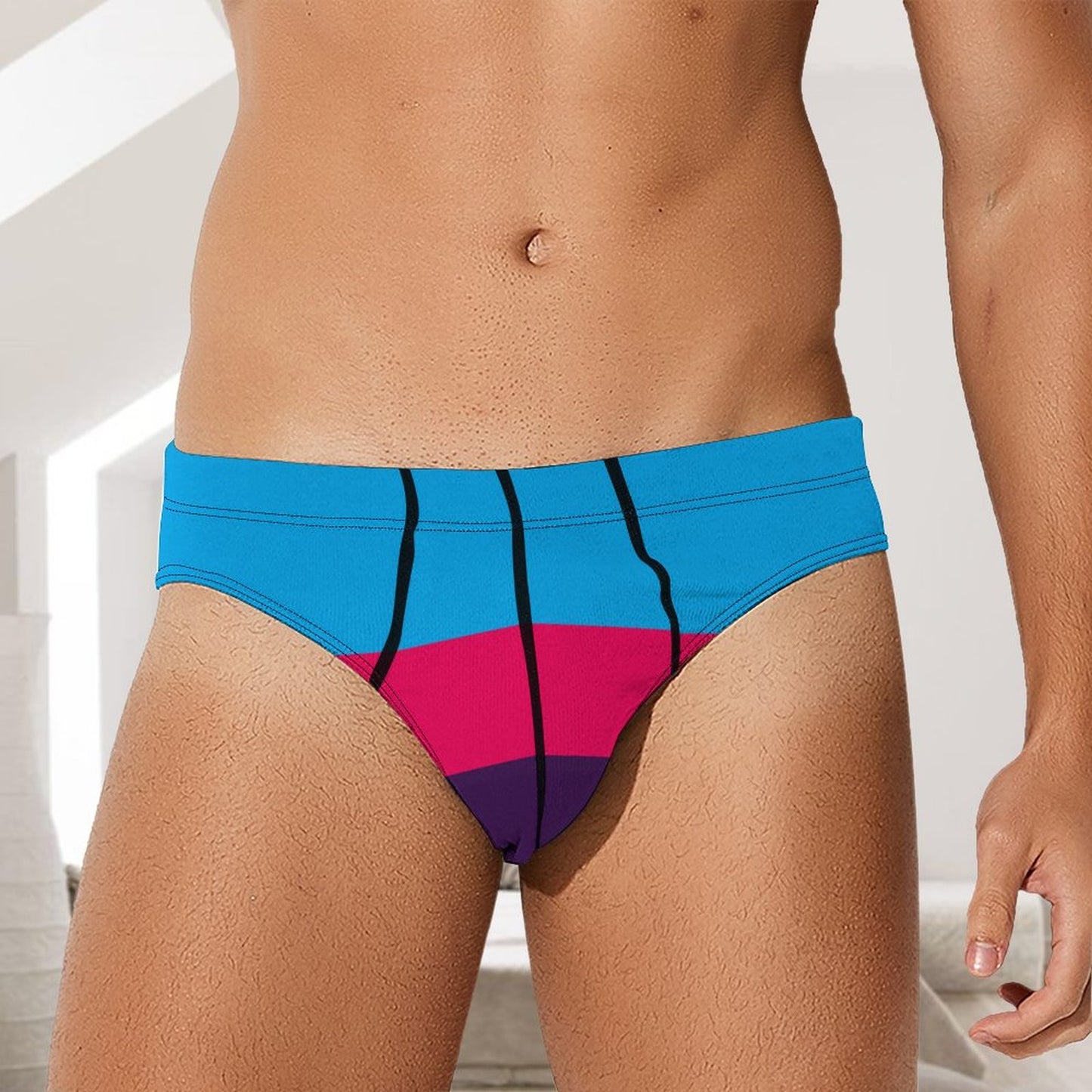 Polyamory Pride Flag Briefs – Traditional Masculine Cut
