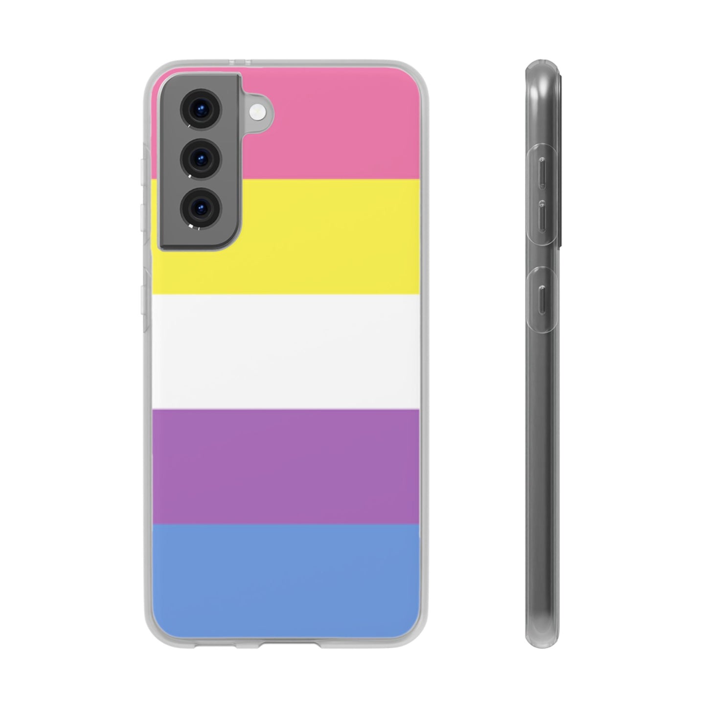Bigender Pride Flag Samsung Flexi Case - Multiple Generations