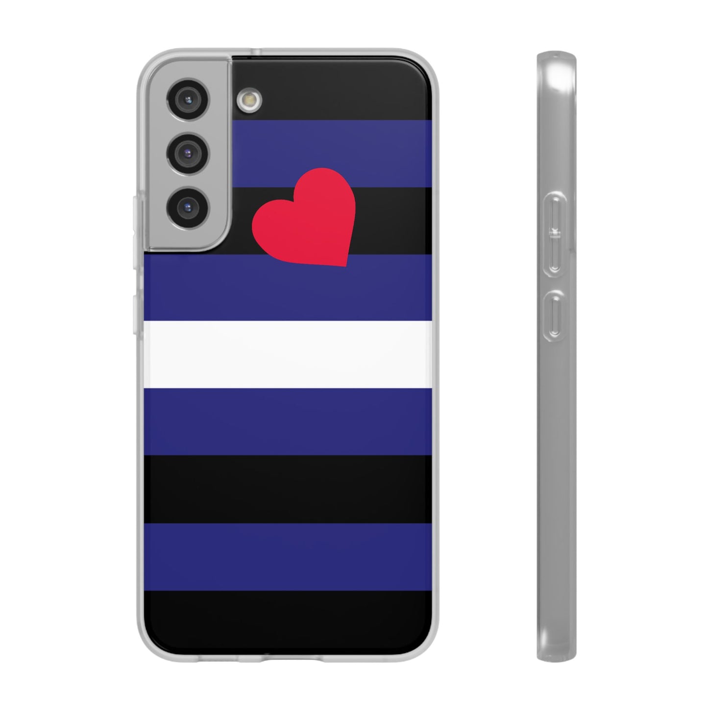 Leather Pride Flag Samsung Flexi Case - Multiple Generations