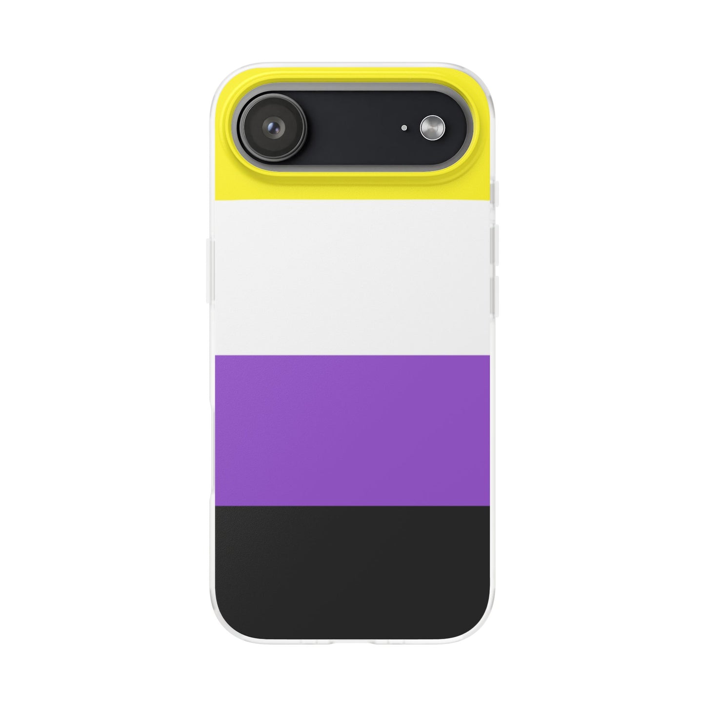 Non-Binary Pride Flag iPhone Flexi Case - Multiple Generations