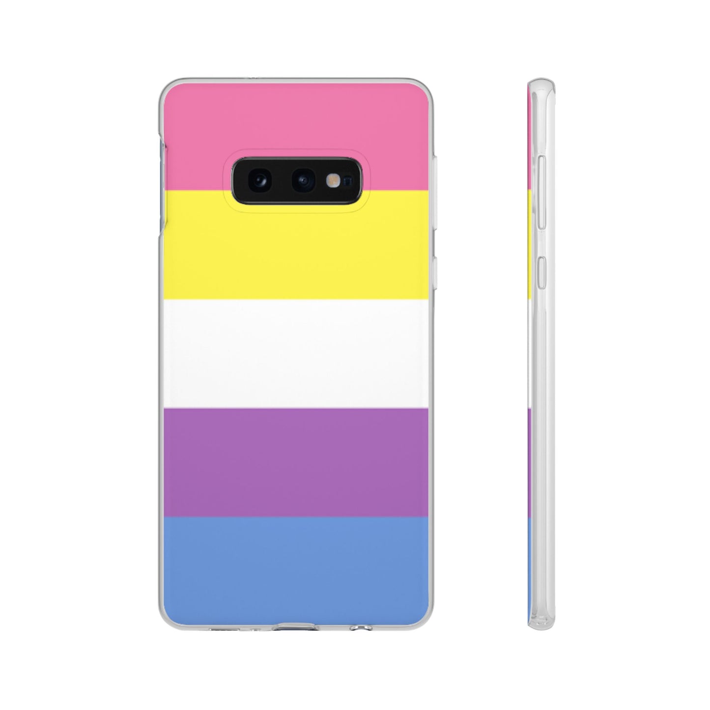 Bigender Pride Flag Samsung Flexi Case - Multiple Generations